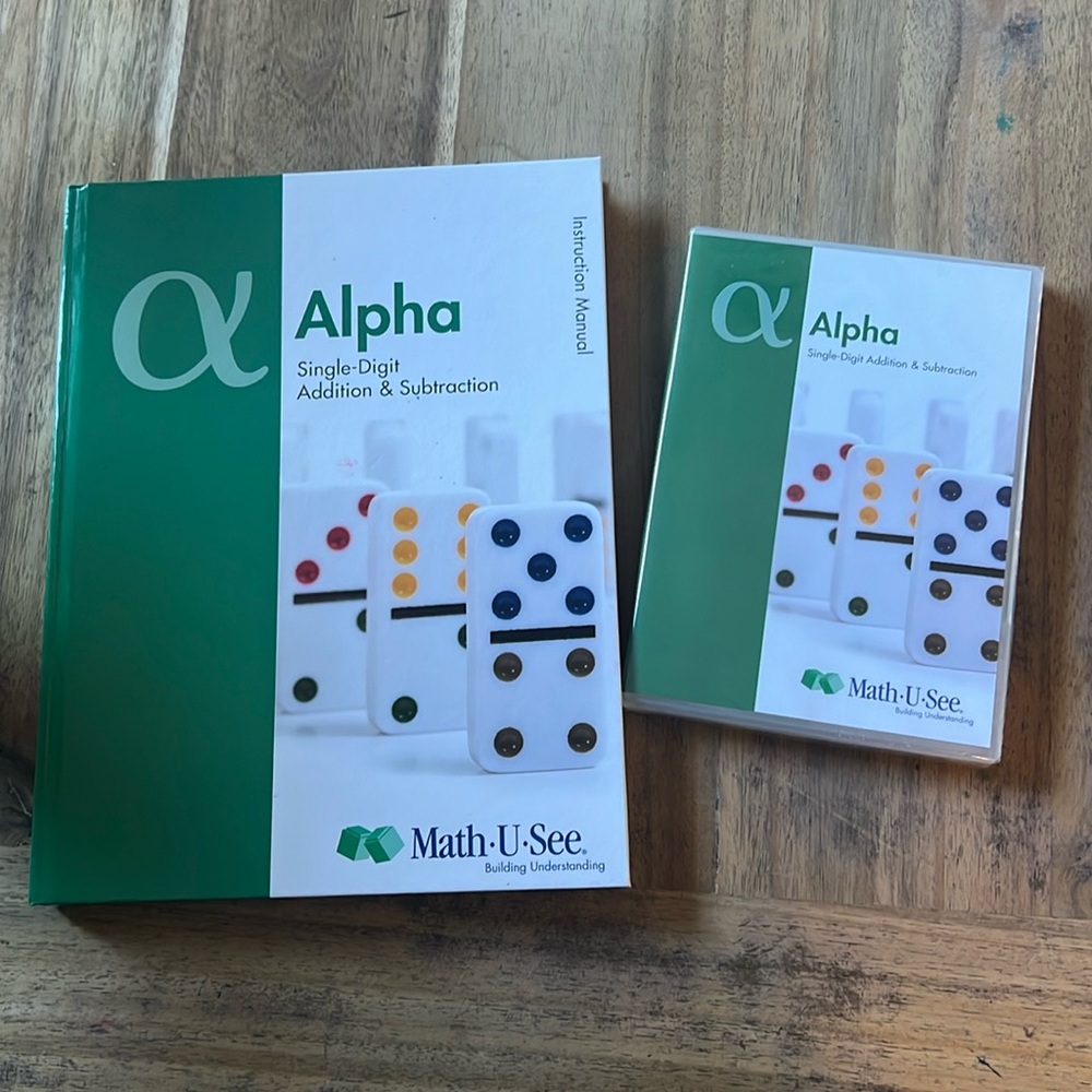 Math U See | Alpha Instruction Manuel and DVD